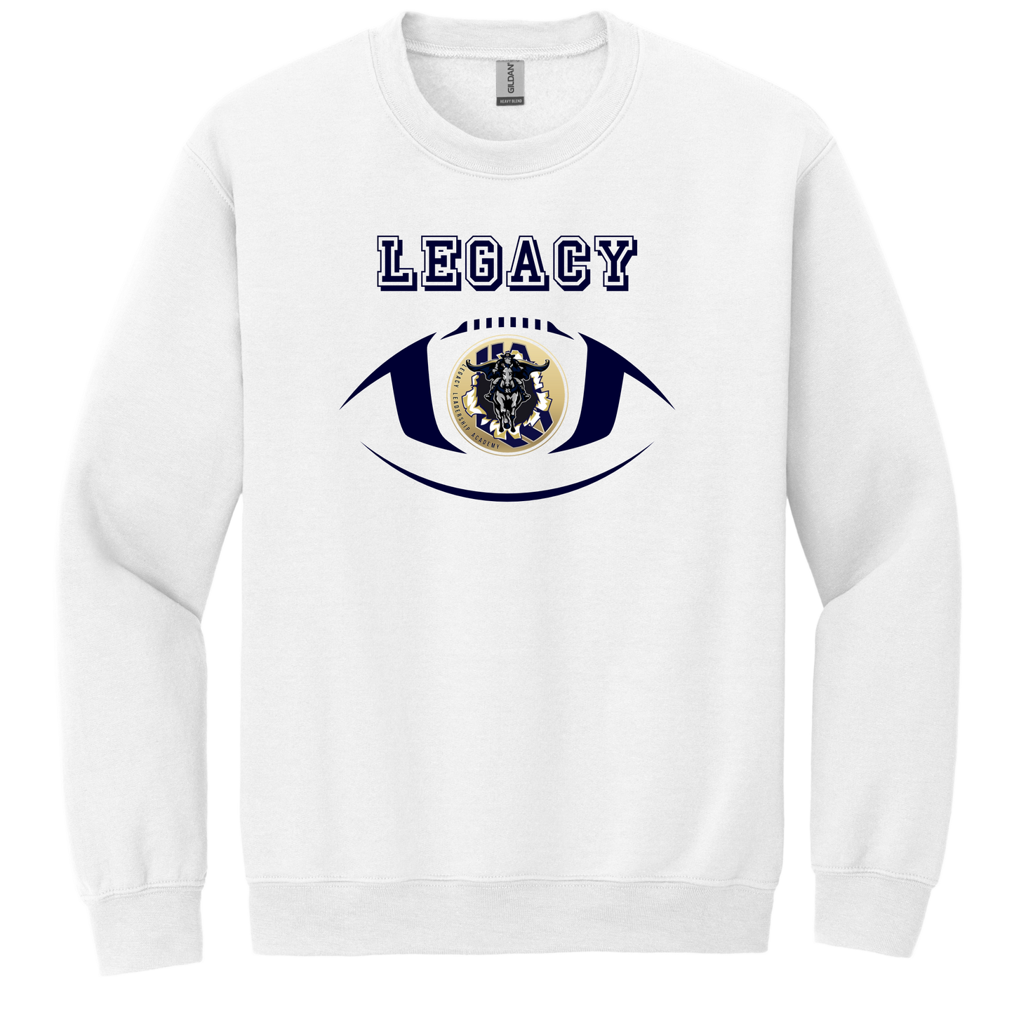LLA Raiders Large Football Crew Neck Sweat Shirt