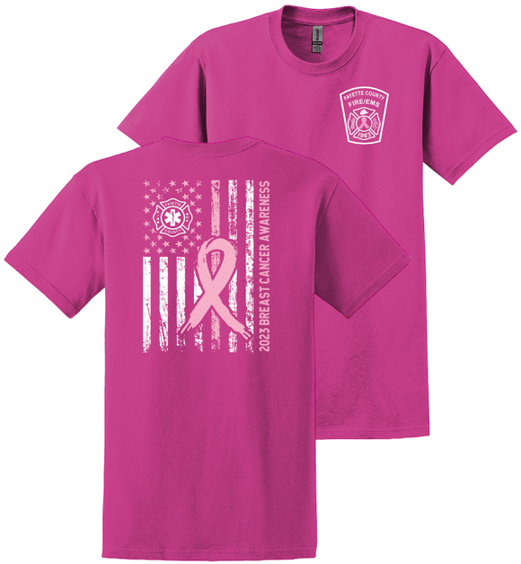 Fayette County Fire Breast Cancer Shirt 2023