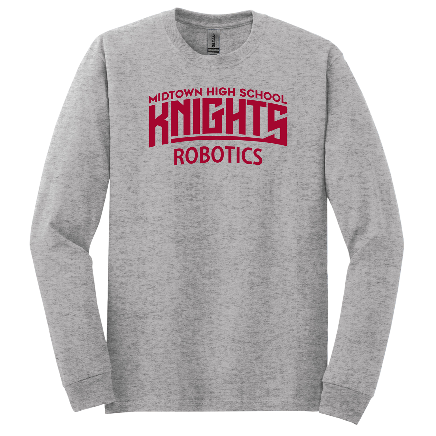 Midtown Robotics Long Gildan Sleeve T-Shirt
