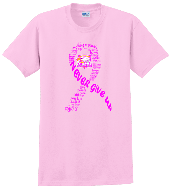 Arlington Christian School Breast Cancer Ribbon Awareness Shirt