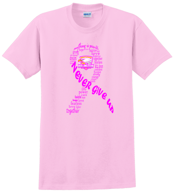 Arlington Christian School Breast Cancer Ribbon Awareness Shirt