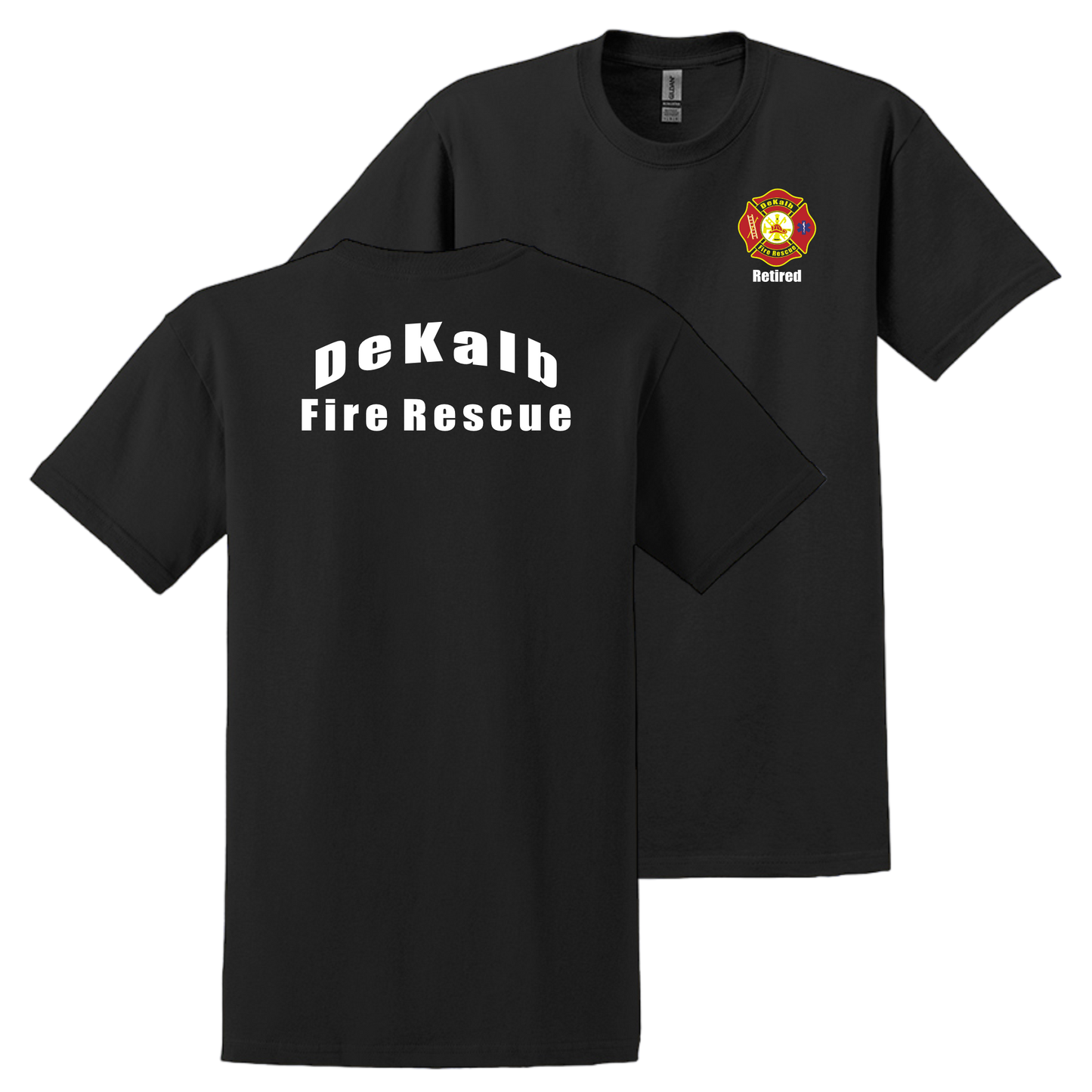 Dekalb County Retired Short Sleeve t-shirt