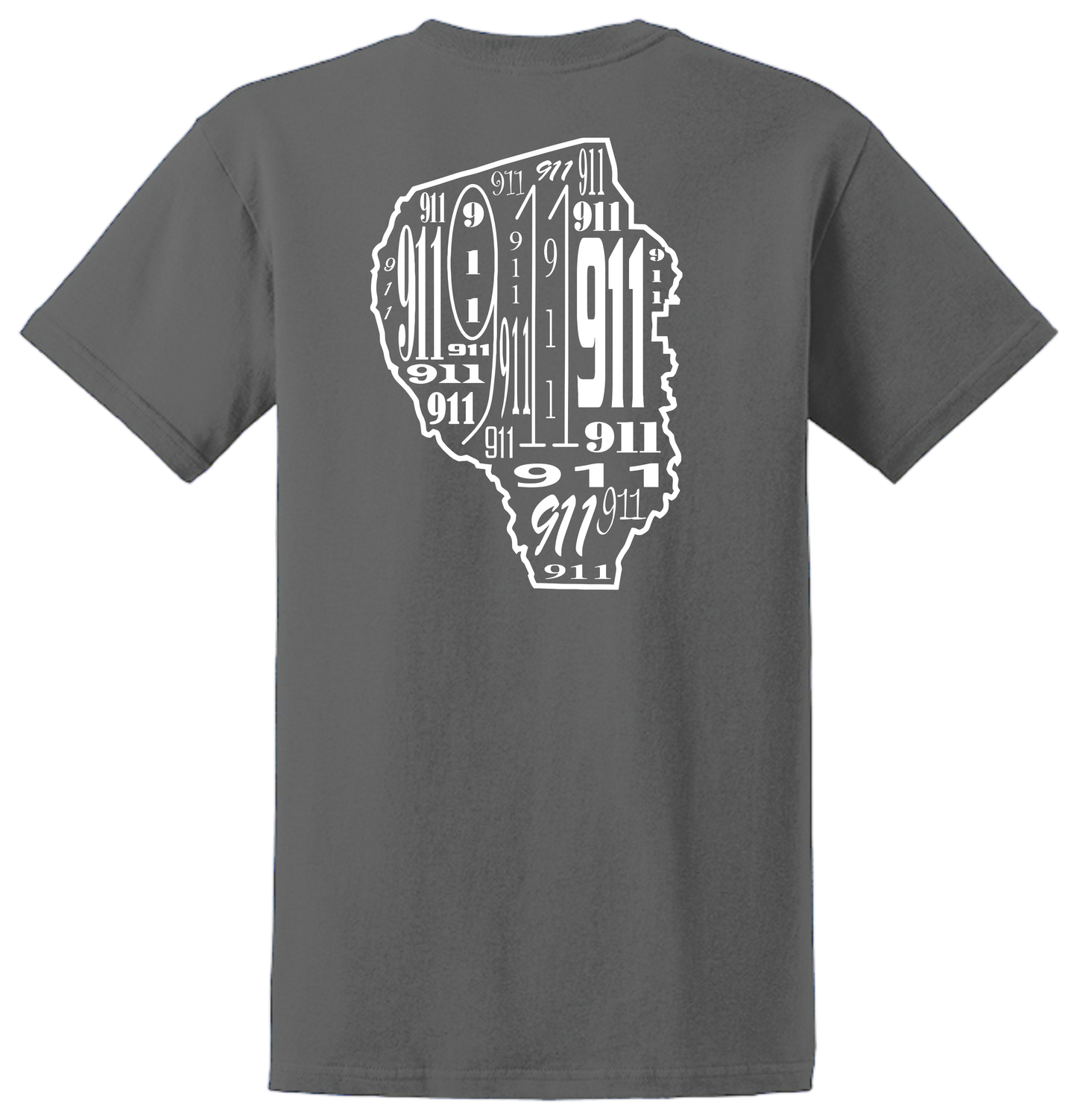 Fayette County 911 Map shirt