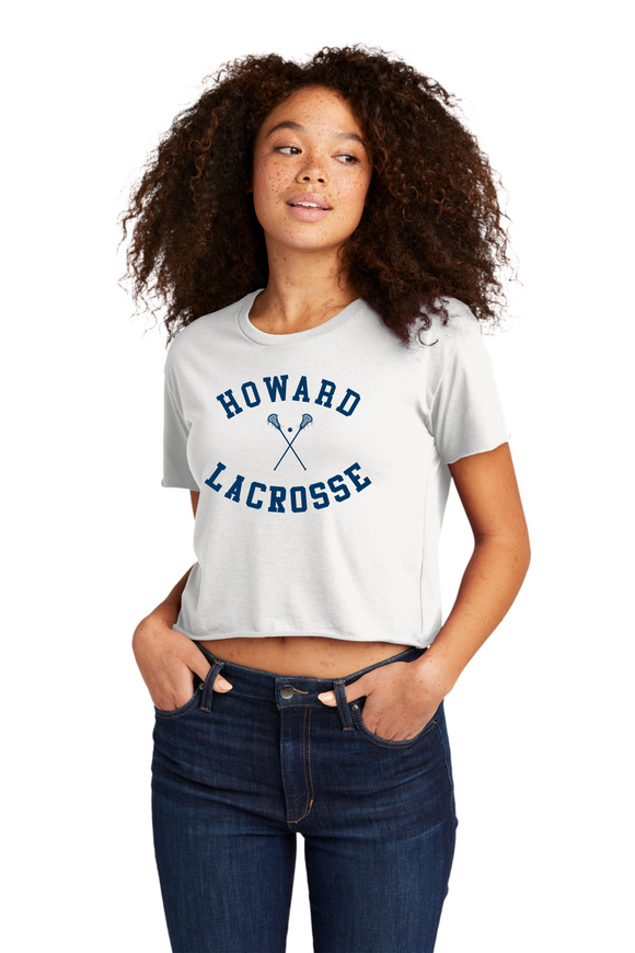 Howard Middle School Lacrosse Logo 1 Womens Short Sleeve T-Shirt