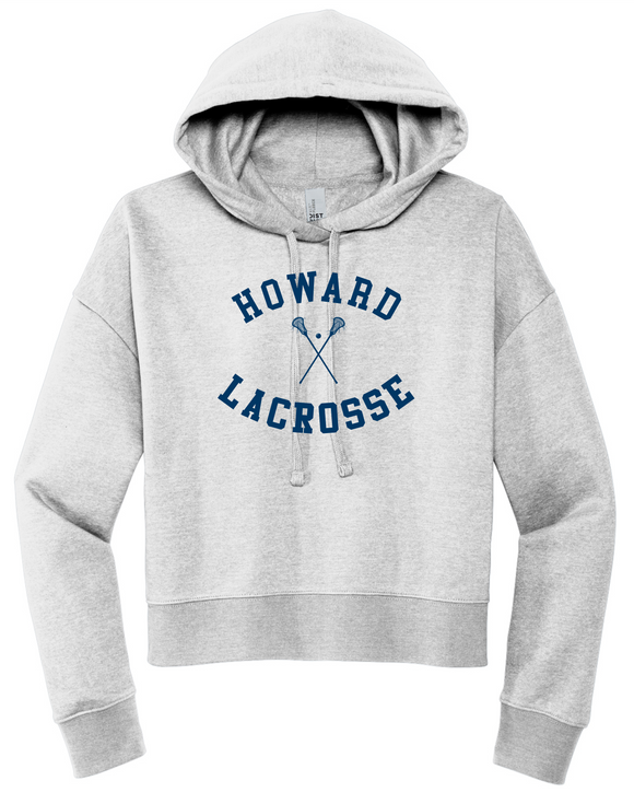 Howard Middle Lacrosse School Womens Fleece Hoodie Logo 1