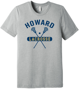 Howard Middle School Lacrosse Logo 2 Short Sleeve T-Shirt