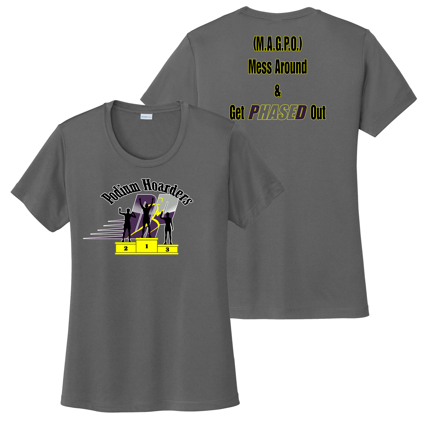 Drive Phase Track Club Womens Podium Hoarders Short Sleeve Shirt