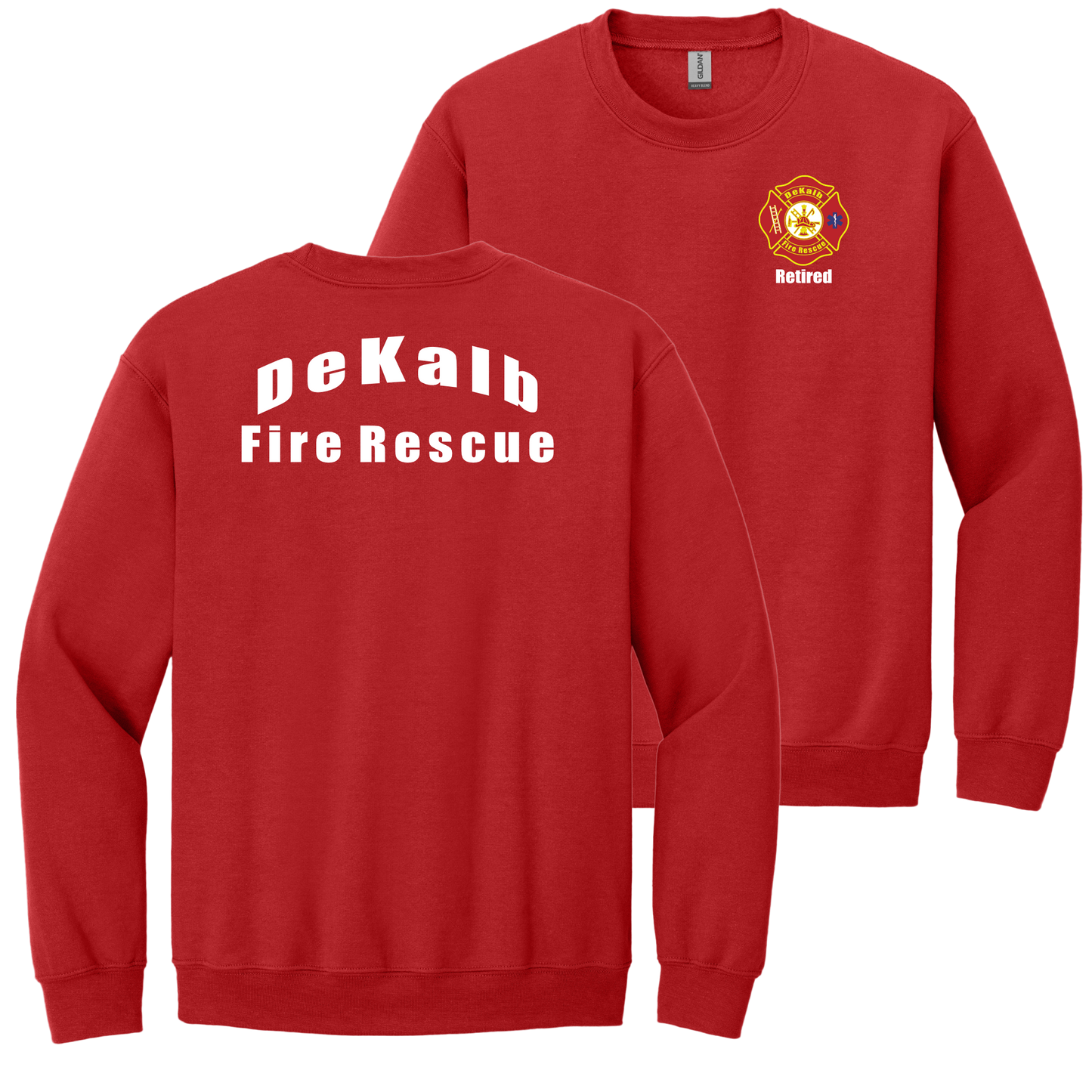 DeKalb County Retired Crewneck Sweatshirt