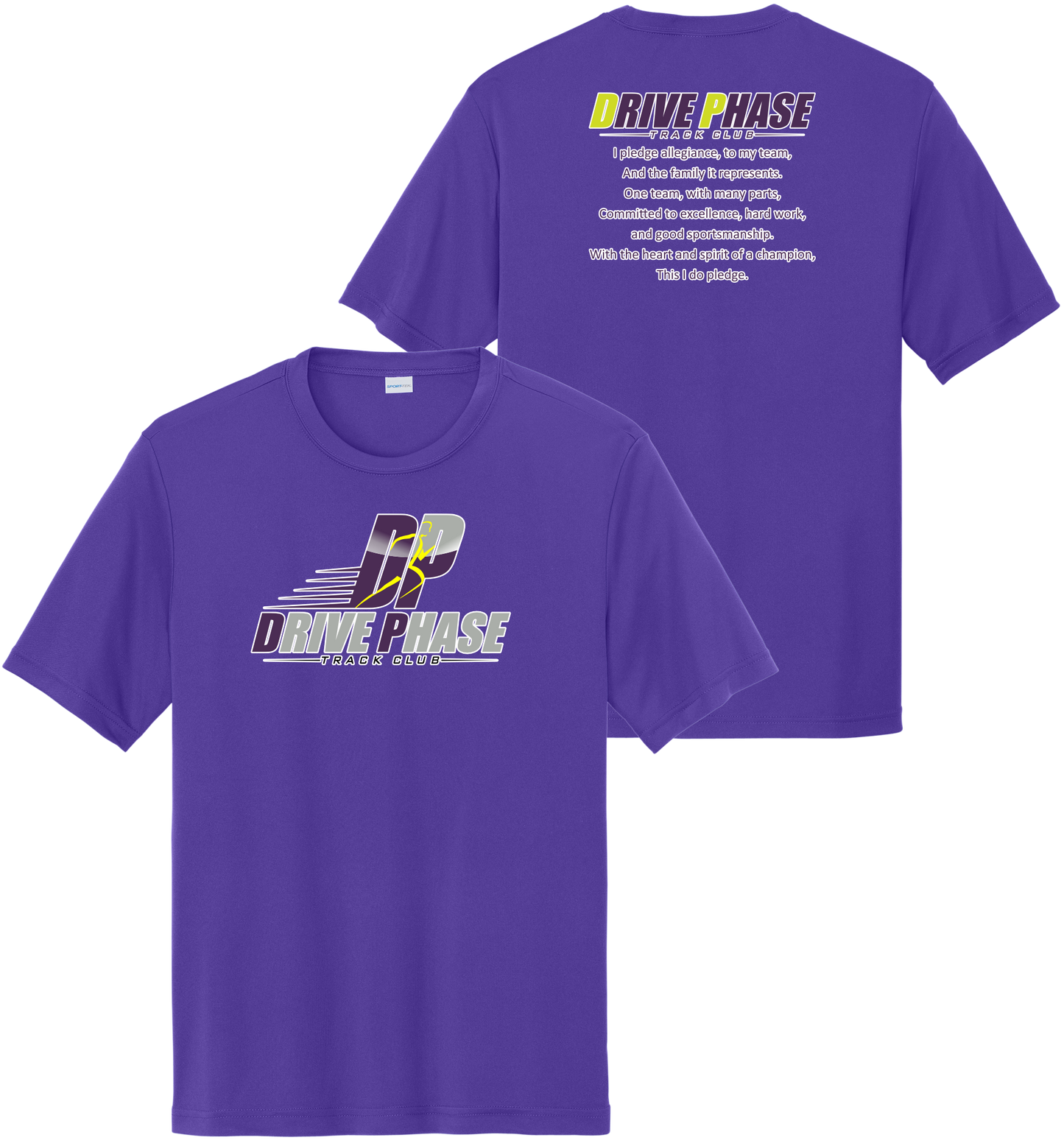 Drive Phase Track Club Original Short Sleeve Performance Shirt