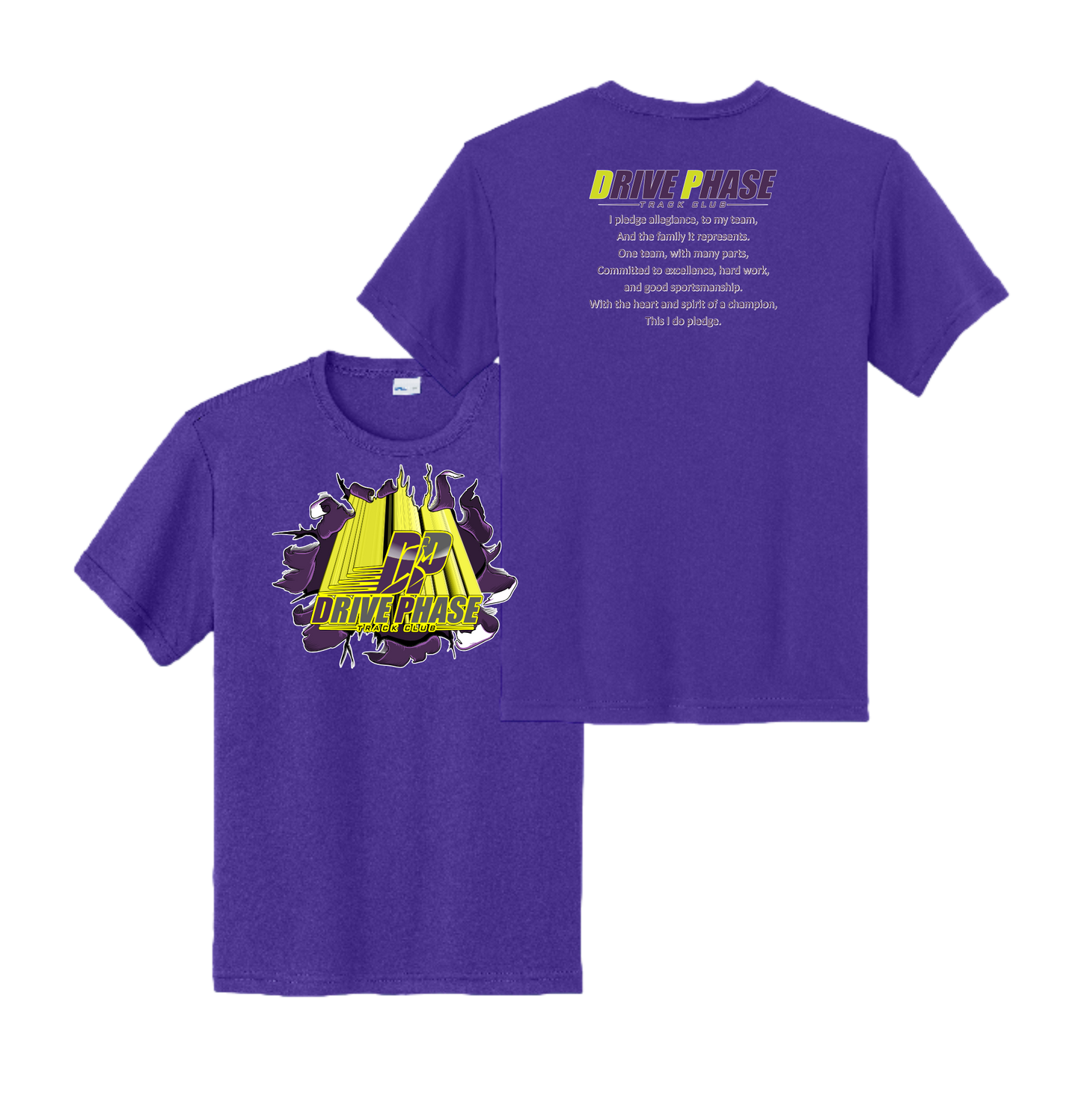 Drive Phase Track Club Youth Short Sleeve Shirt