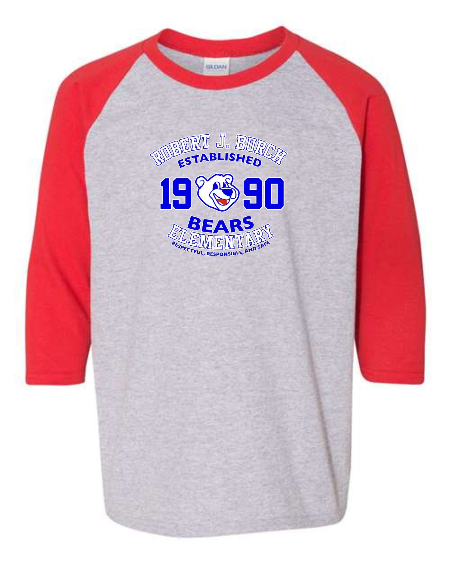 Burch Elementary 3/4 sleeve Raglan