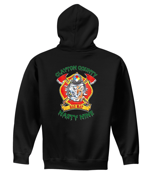 Clayton County Nasty Nine RETRO Hooded Sweat Shirts