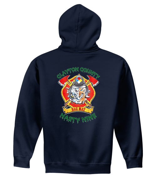 Clayton County Nasty Nine RETRO Hooded Sweat Shirts
