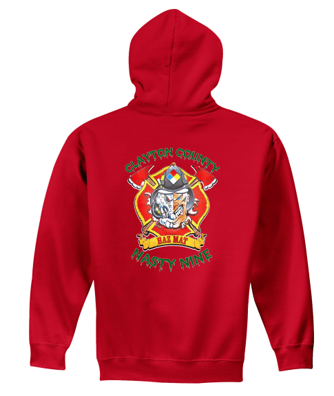 Clayton County Nasty Nine RETRO Hooded Sweat Shirts