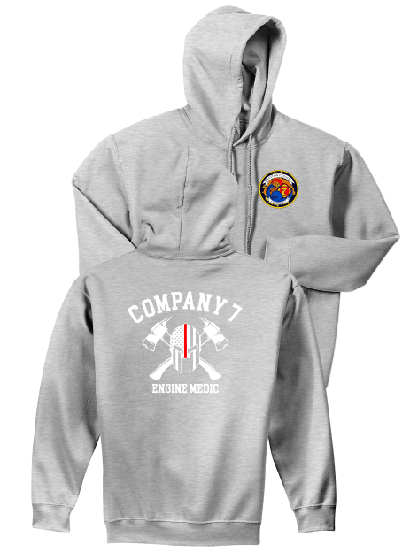 Clayton County Station 7 Hooded Sweat Shirts