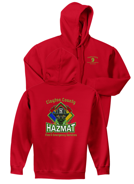 Clayton County Station 9 RETRO Hooded Sweat Shirts