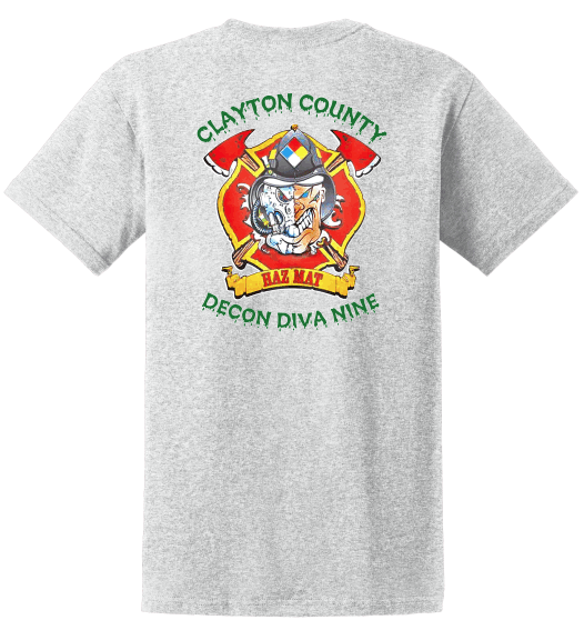 Clayton County Decon Diva Nine Short Sleeve t-shirt