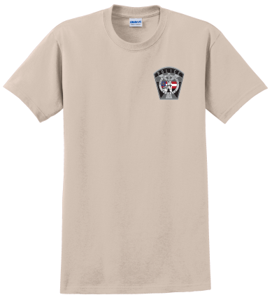 Fayetteville P.D. Punisher Short Sleeve t-shirt with Patch Front