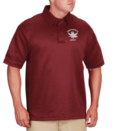 Fayetteville P.D. Short Sleeve Polo with Embroidered Swat logo Left chest