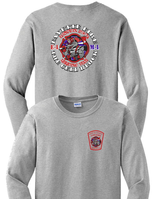 Fayette Station 4 RETRO Long Sleeve t-shirt