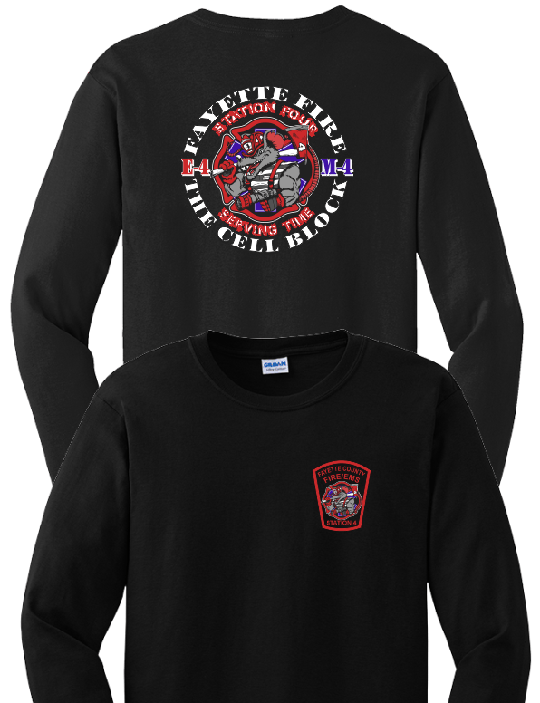 Fayette Station 4 RETRO Long Sleeve t-shirt