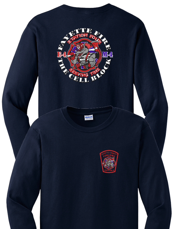Fayette Station 4 RETRO Long Sleeve t-shirt