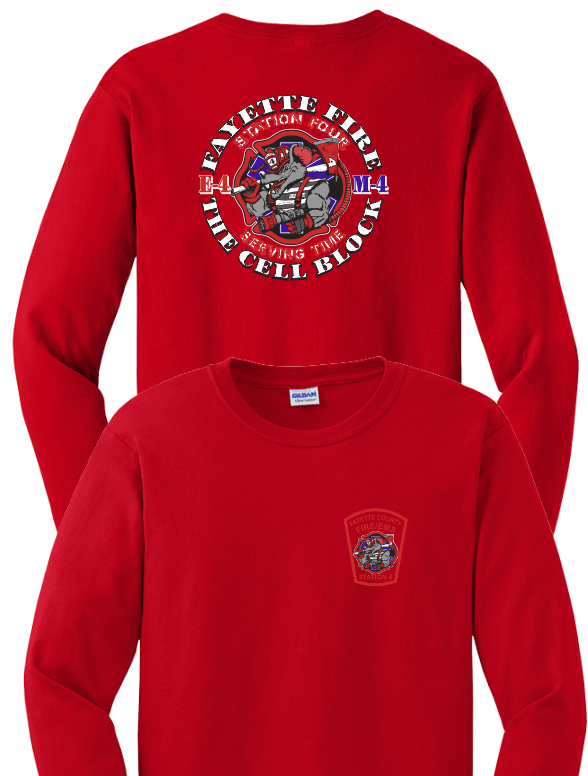Fayette Station 4 RETRO Long Sleeve t-shirt