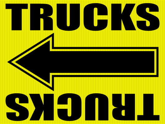"Trucks" Movie Location Sign