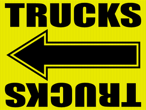 "Trucks" Movie Location Sign
