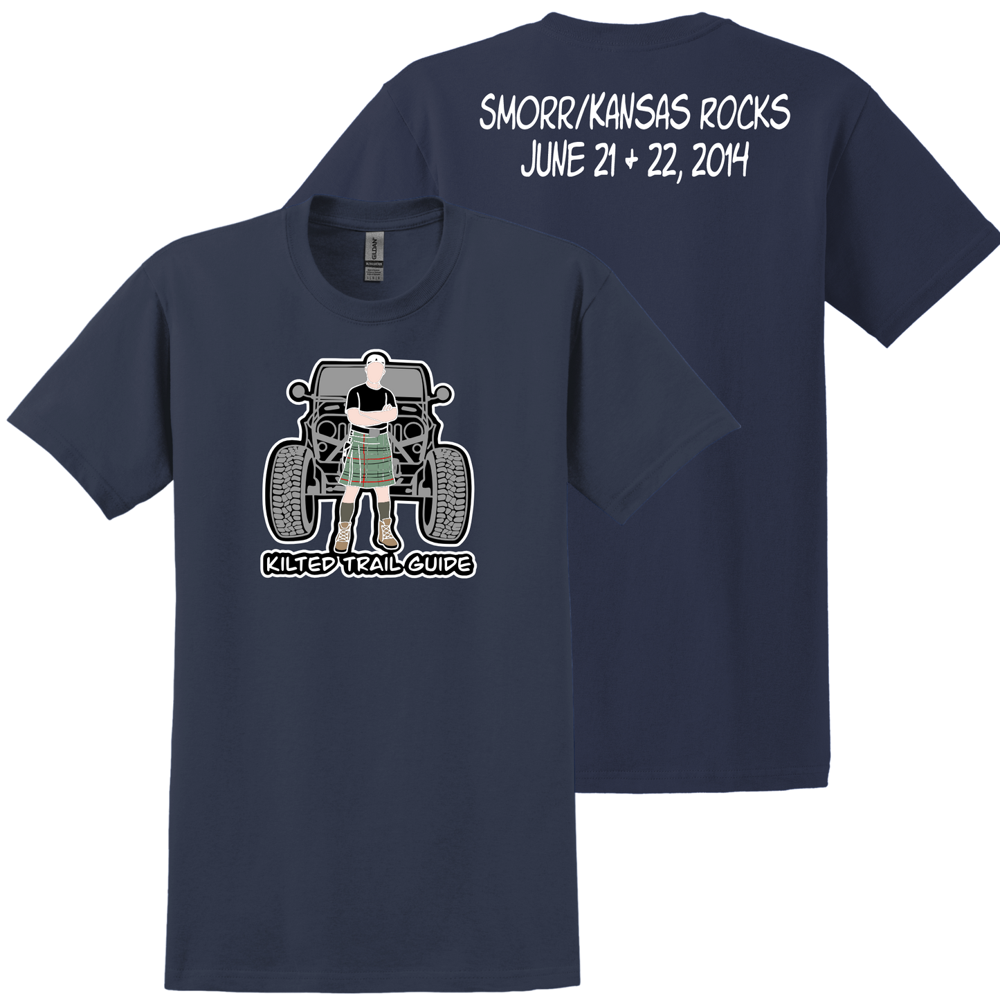 Kilted Trail Guide SMORR/Kansas Rocks Short Sleeve Shirt