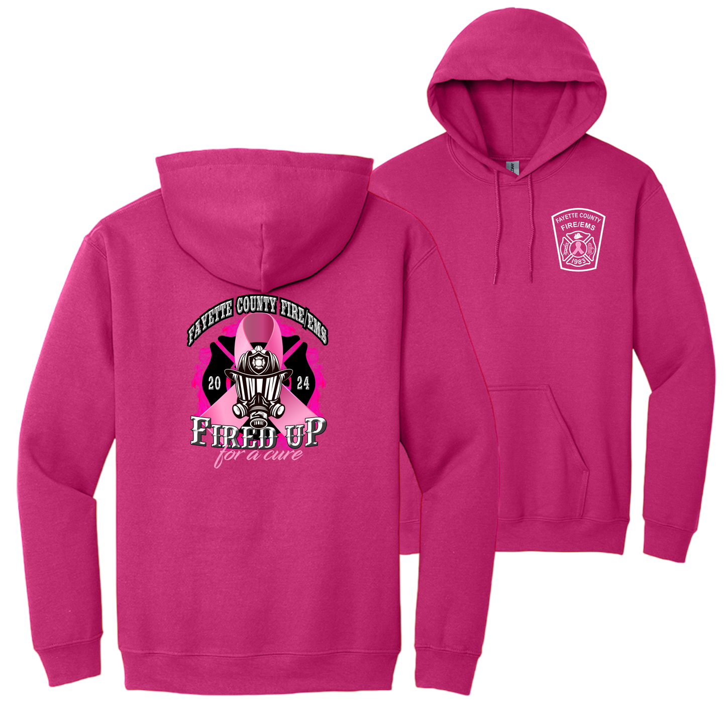 2024 Fayette County Fire Breast Cancer Hoodie