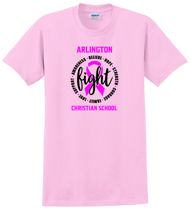 Arlington Christian School Fight Breast Cancer Awareness Shirt