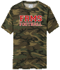 Flat Rock Football Camo Shirt