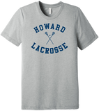 Howard Middle School Lacrosse Logo 1 Short Sleeve T-Shirt