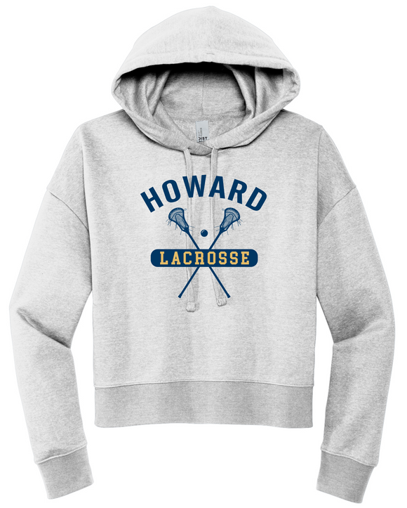 Howard Middle Lacrosse School Womens Fleece Hoodie Logo 2