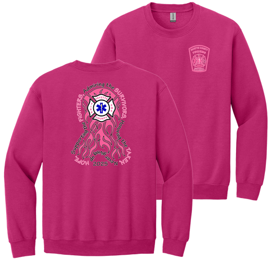 2025 Fayette County Fire Breast Cancer Sweat Shirt