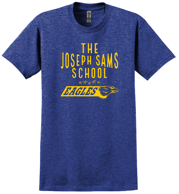 Joseph Sams School 2024 Eagles design Short Sleeve Shirt