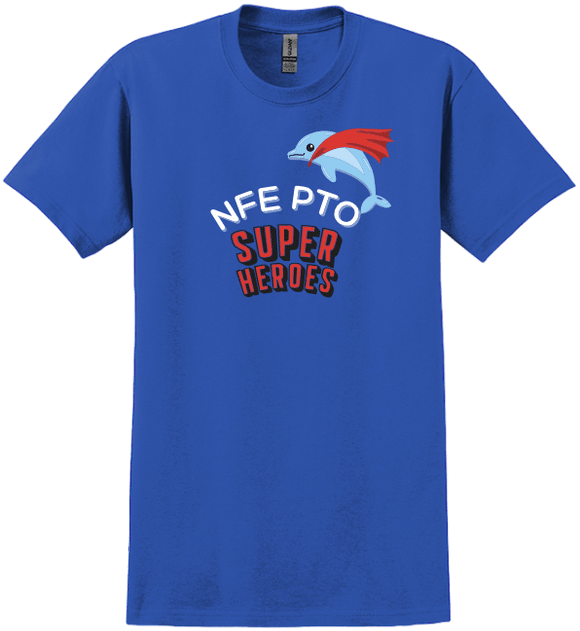 North Fayette Elementary PTO Heroes Short Sleeve Shirt