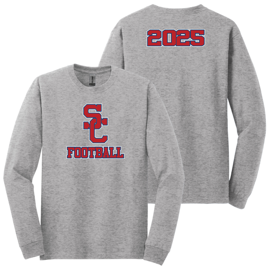 Sandy Creek High School Football OG SC Logo Long Sleeve Shirt