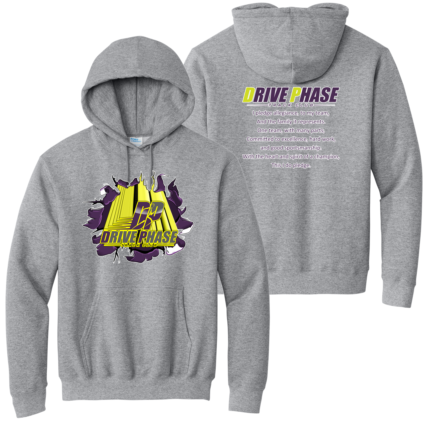 Drive Phase Track Club Burst Thru Hoodie