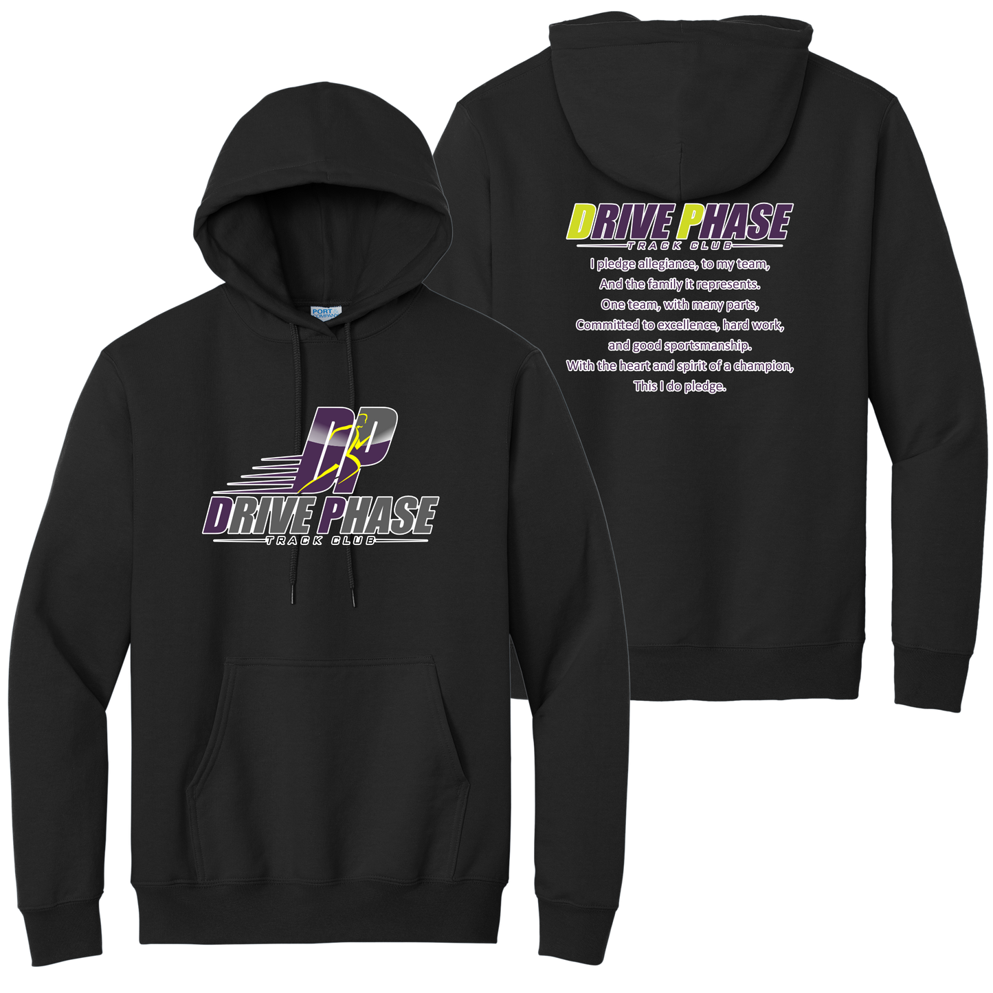 Drive Phase Track Club Original Logo Hoodie