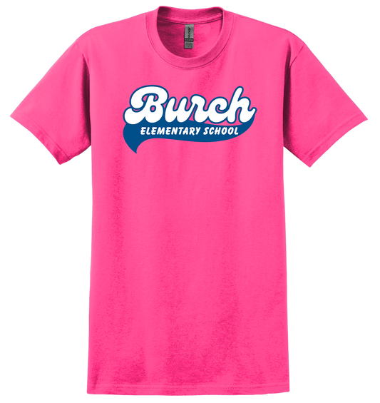 Burch Elementary Short Sleeve Pink Burch Shirt