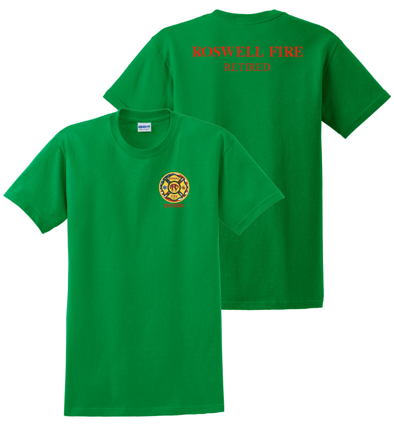 Roswell Fire Retired Short Sleeve t-shirt