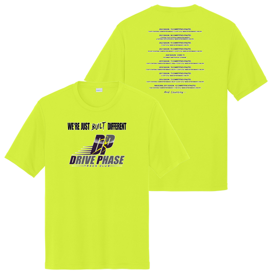 Drive Phase Track We're Just Built Different Performance Shirt