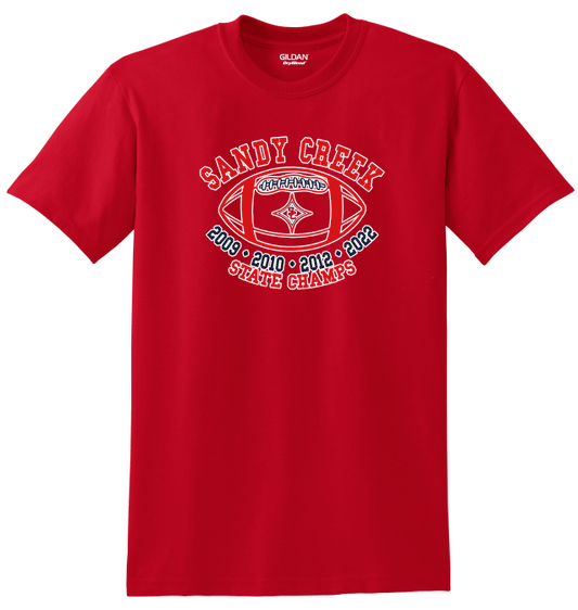 Sandy Creek Football Champs Short Sleeve Shirt