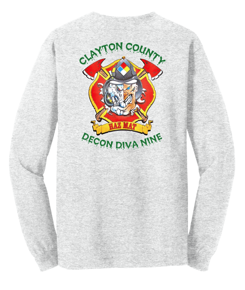 Clayton County Decon Diva Nine Long Sleeve t-shirt