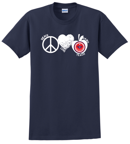 BaMO Peace - Love - Teach shirt