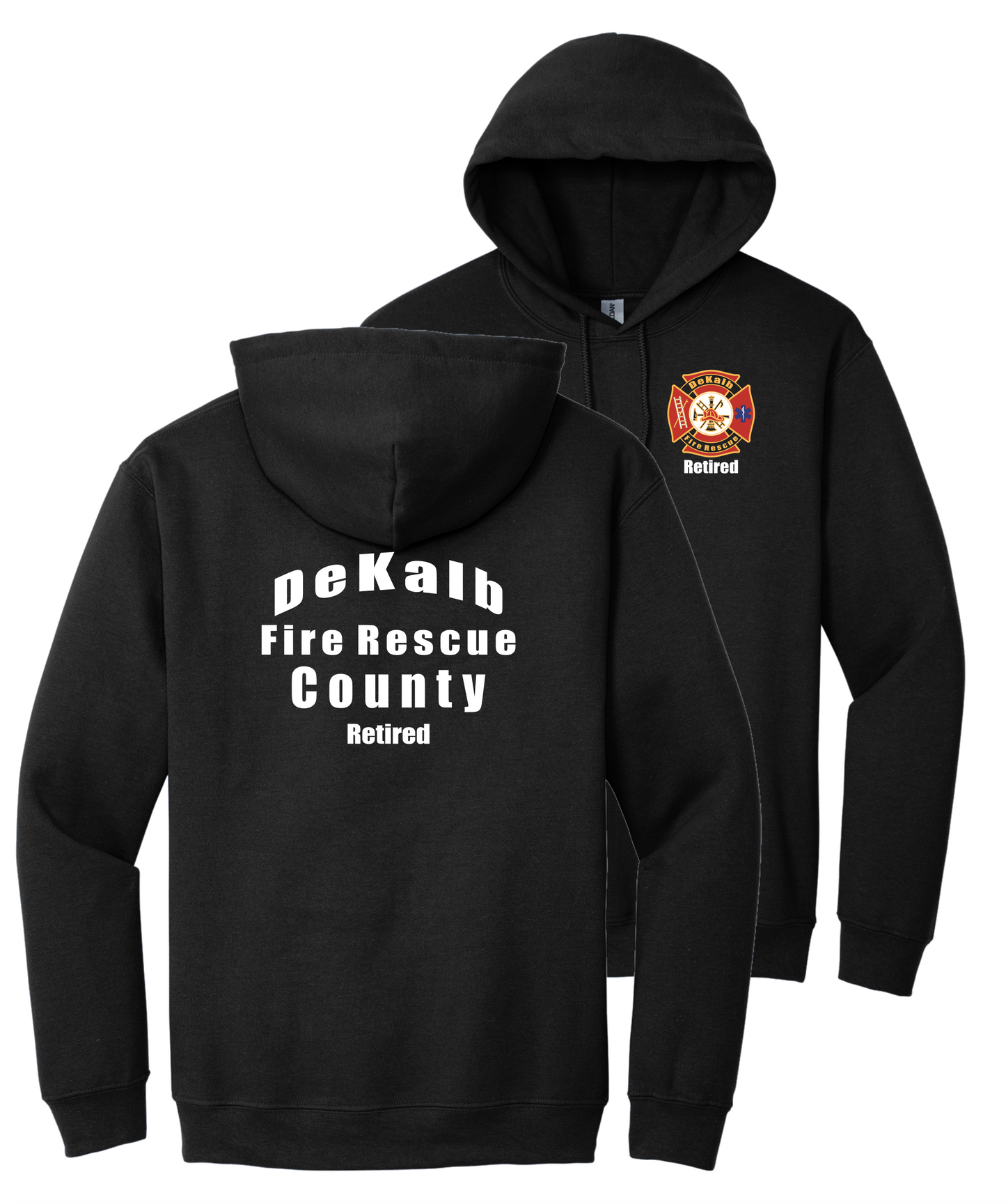 DeKalb County Retired Hoodie Sweatshirt