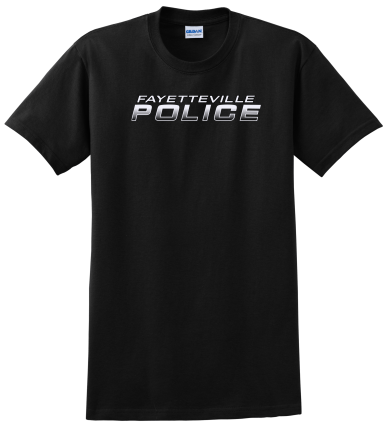 Fayetteville P.D. Punisher Short Sleeve t-shirt with Text Front Style A