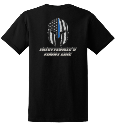 Fayetteville P.D. Punisher Short Sleeve t-shirt with Swat logo Left chest